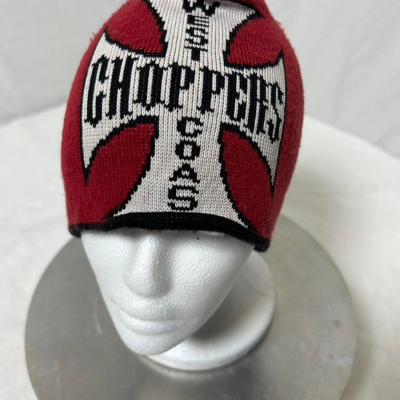 West Coast Choppers Other - West Coast Choppers Knit Beanie Adult One Size Y2K Iron Cross VTG Motorcycle